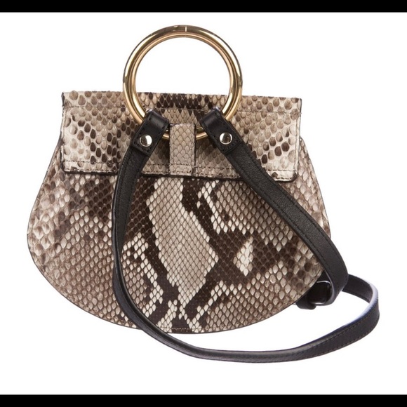 Chloe Python Mini Faye Bag - Picture 3 of 8